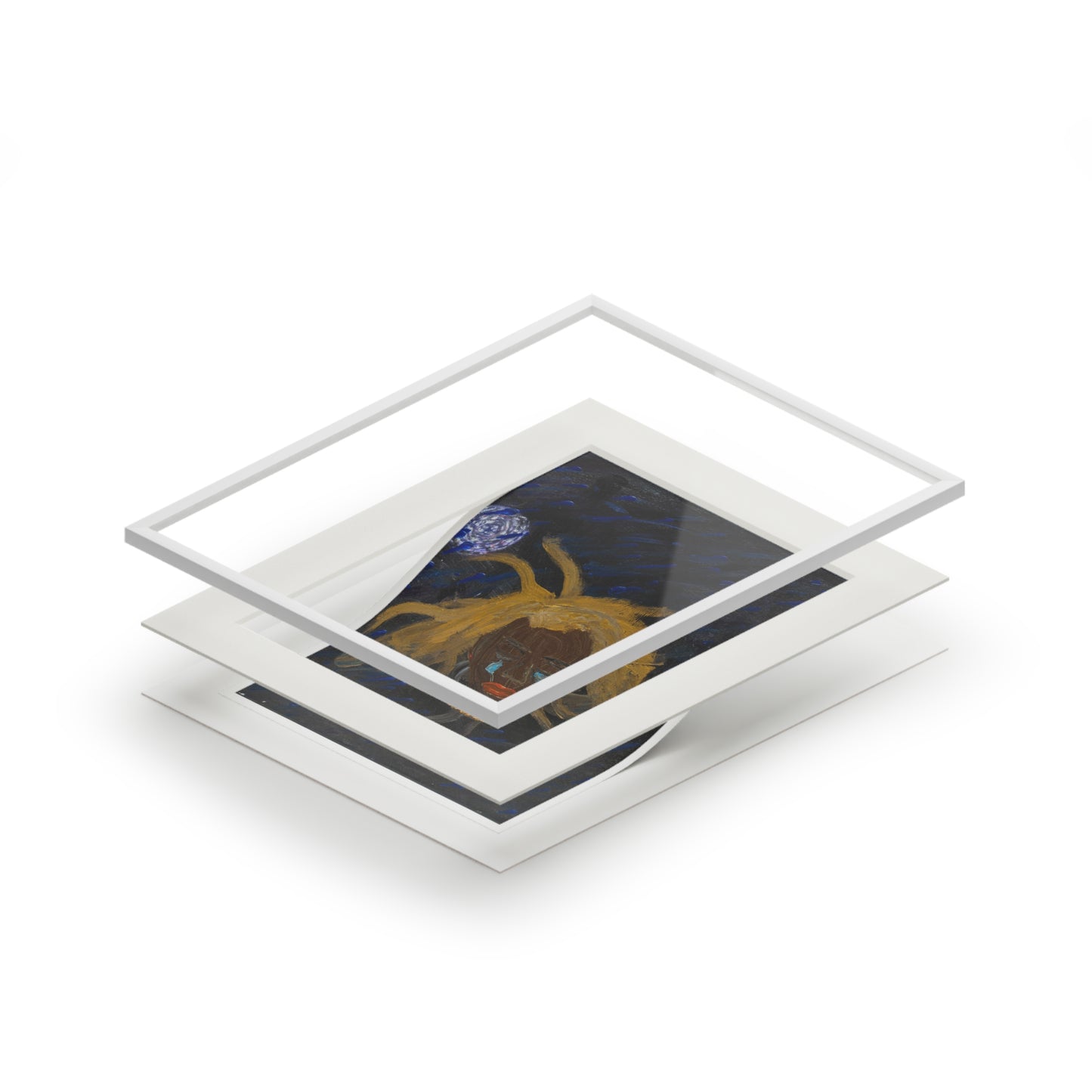 'torn' print